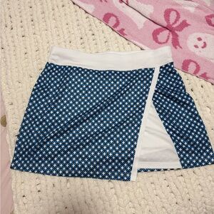 Callaway Blue and White Golf Skirt